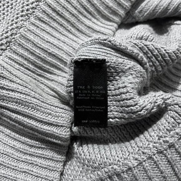 Rag & Bone Rita Boyfriend Waffle Knit Sweater - Picture 12 of 12